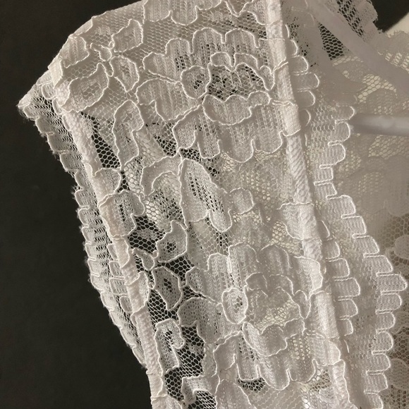NWOT Calvin Klein White Lace Dress - Picture 4 of 7